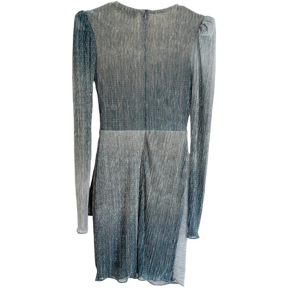 PatBO Lurex Mini Dress Metallic‎ Ombre Blue - Picture 7 of 9